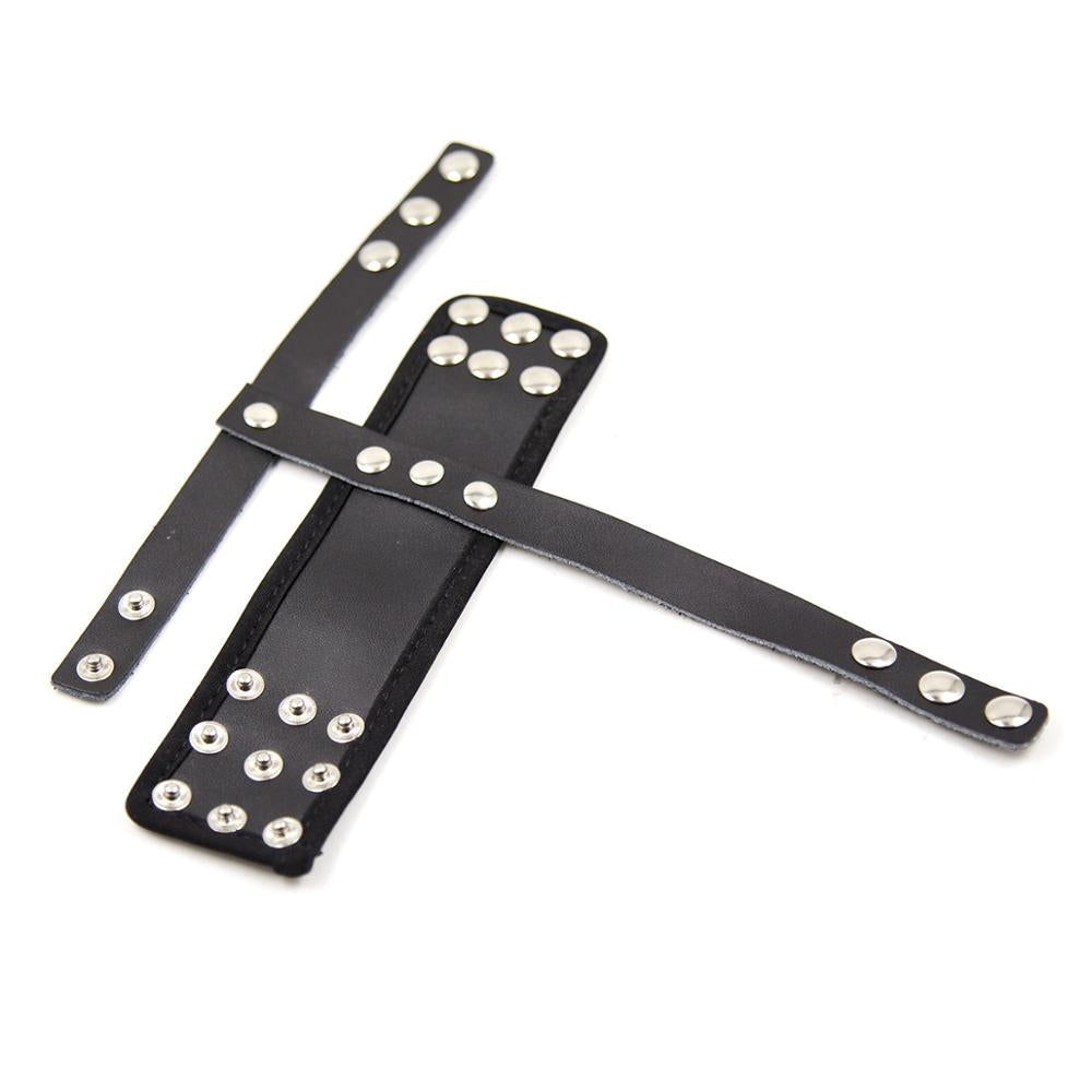 Leather Cock and Ball Chastity - Sexy Bee UK