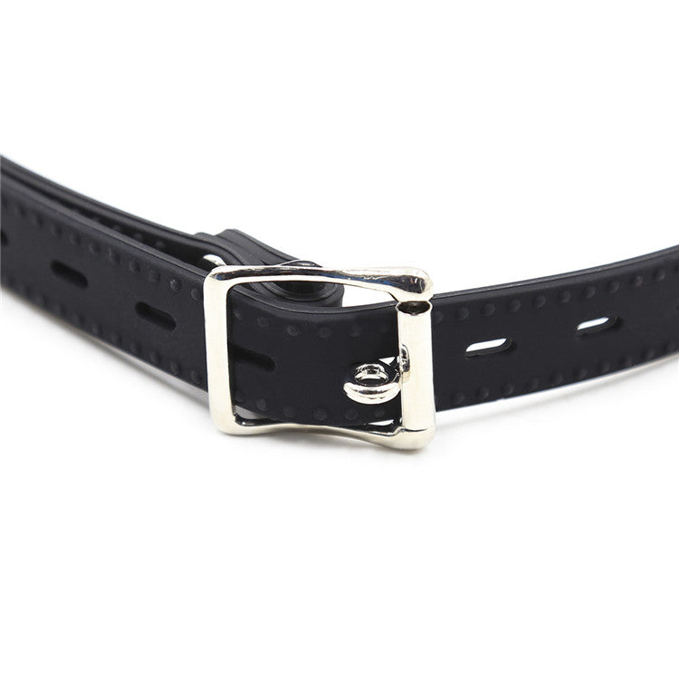 Silicone Gag with Three Pop Dildo - Sexy Bee UK