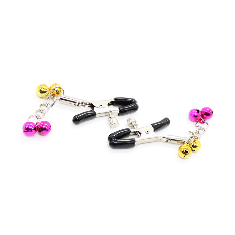 Stainless Steel Nipple Clips with Bells - Sexy Bee UK