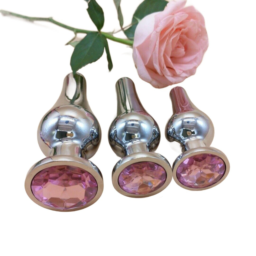 Booty Bound Anal Training Butt Plug Set (3 Piece) - Sexy Bee UK Booty Bound Anal Training Butt Plug Set (3 Piece) - Sexy Bee UK