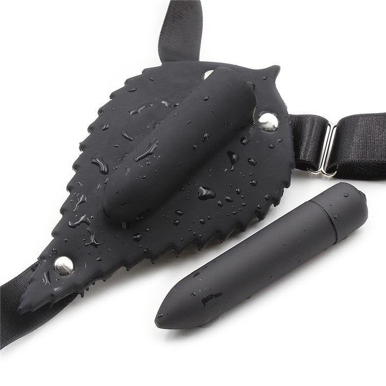 Silicone and Nylon Adjustable Vibrating Chastity Belt - Sexy Bee UK