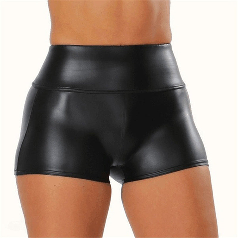 Leather Look Hot Pants - Sexy Bee UK
