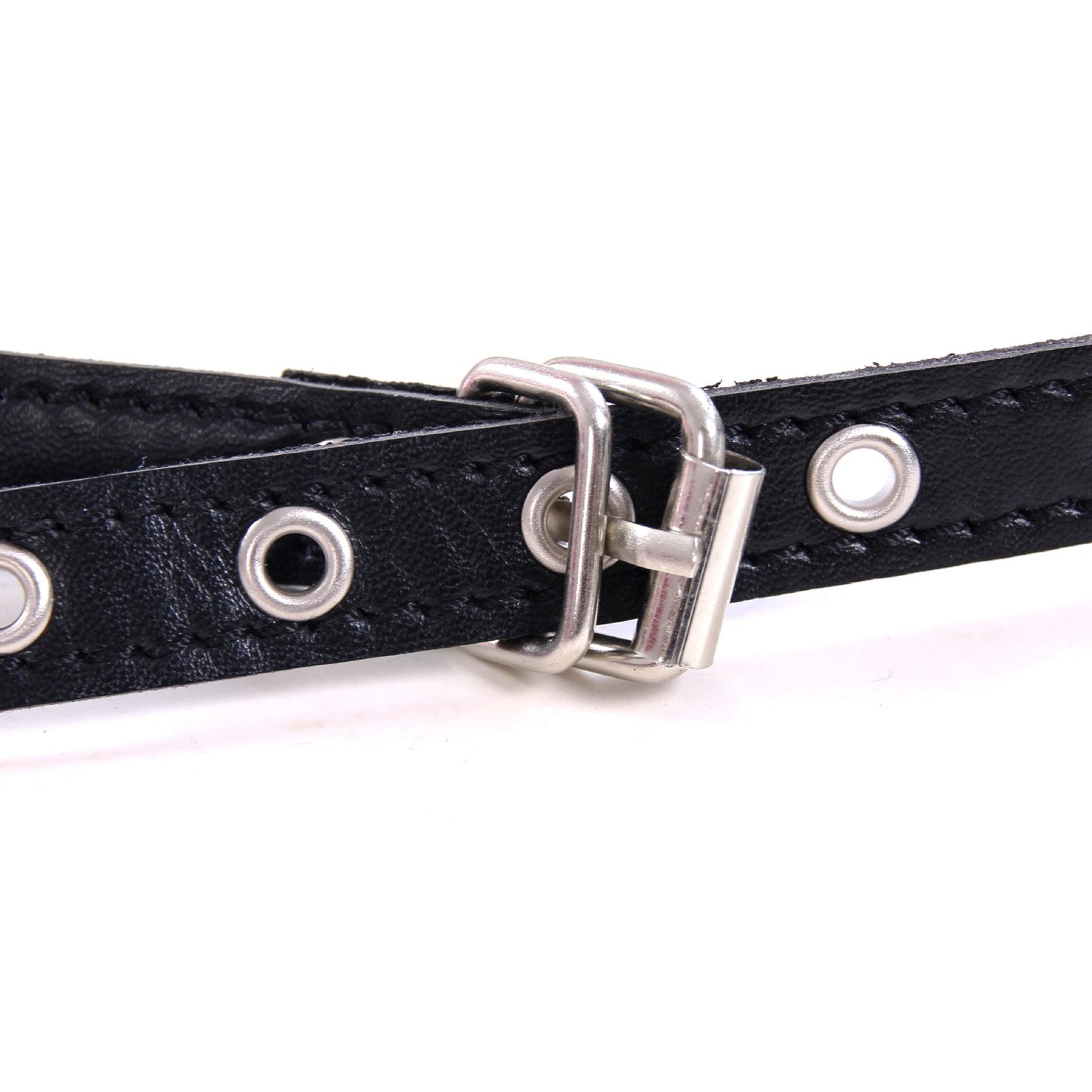 Sexy 'Thong Style' Leather and Ring Panties - Sexy Bee UK