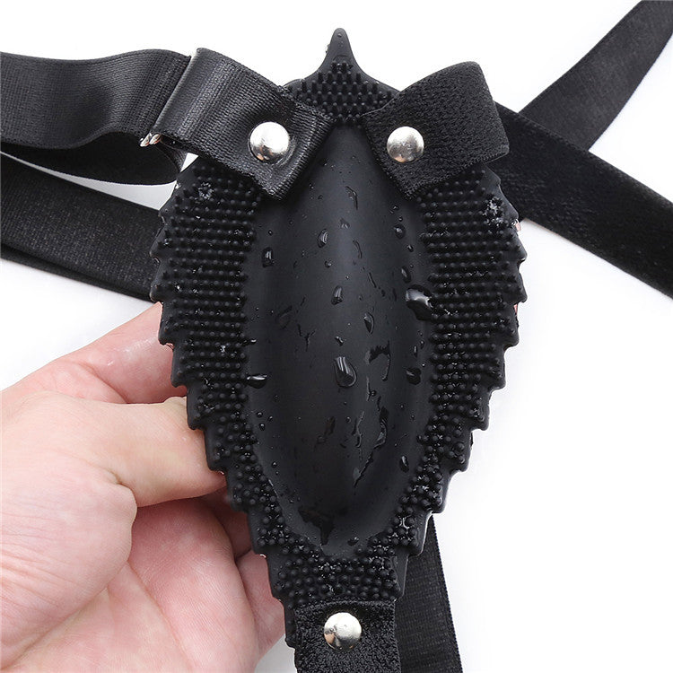 Silicone and Nylon Adjustable Vibrating Chastity Belt - Sexy Bee UK