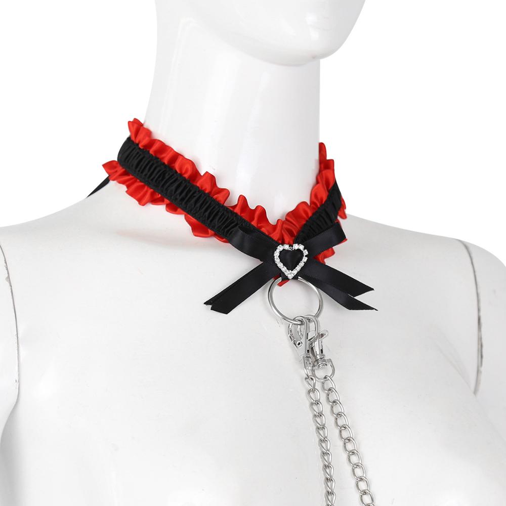 Garter Style Collar and Cuffs - Sexy Bee UK