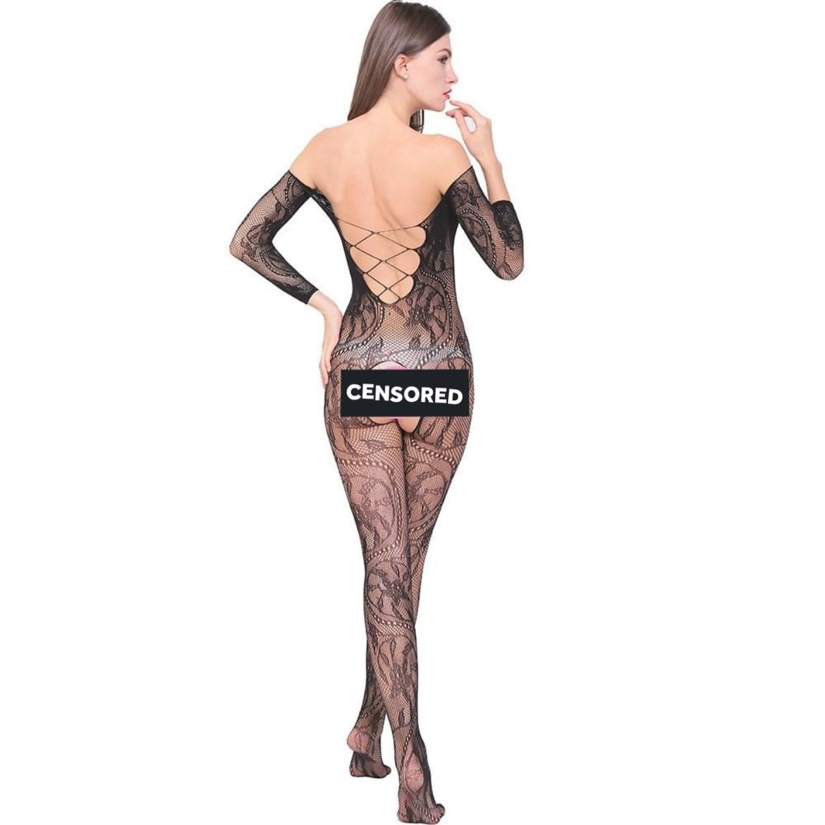Crotchless Fishnet Bodystocking - Sexy Bee UK