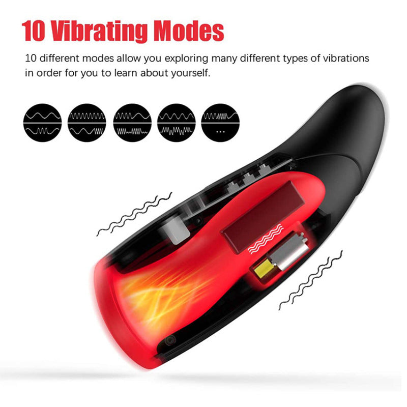 Power Heat Vibrating Male Masturbator - Sexy Bee UK