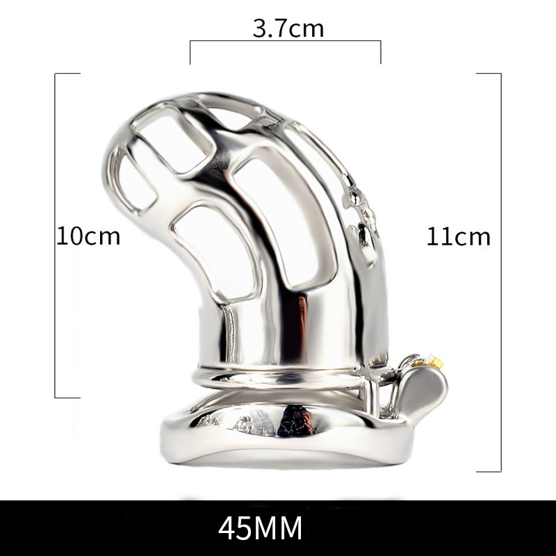 Pleasure Chamber Stainless Steel Chastity Cage - Sexy Bee UK