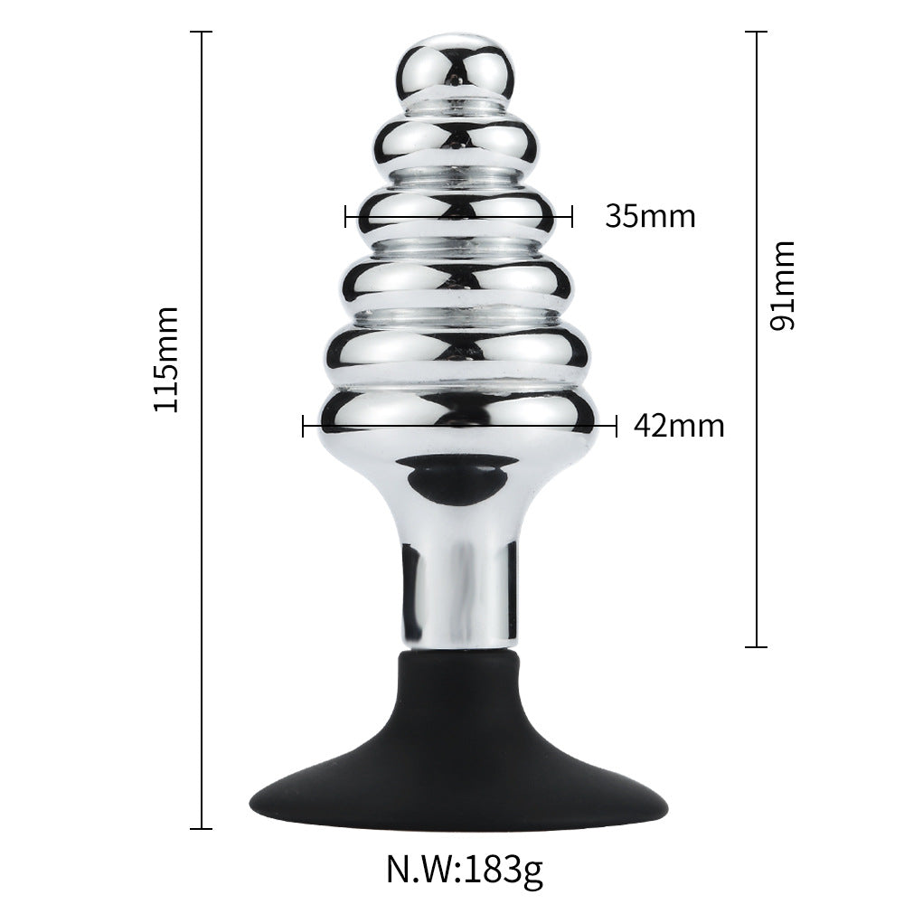 Twister Anal Bead Stainless Steel Butt Plug - Sexy Bee UK