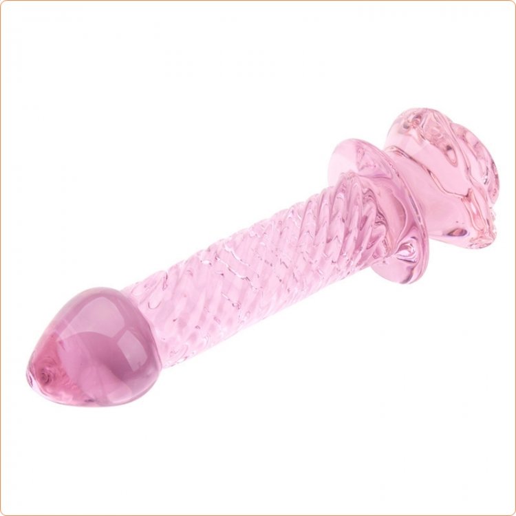 The Flower Twist Glass Dildo - Sexy Bee UK