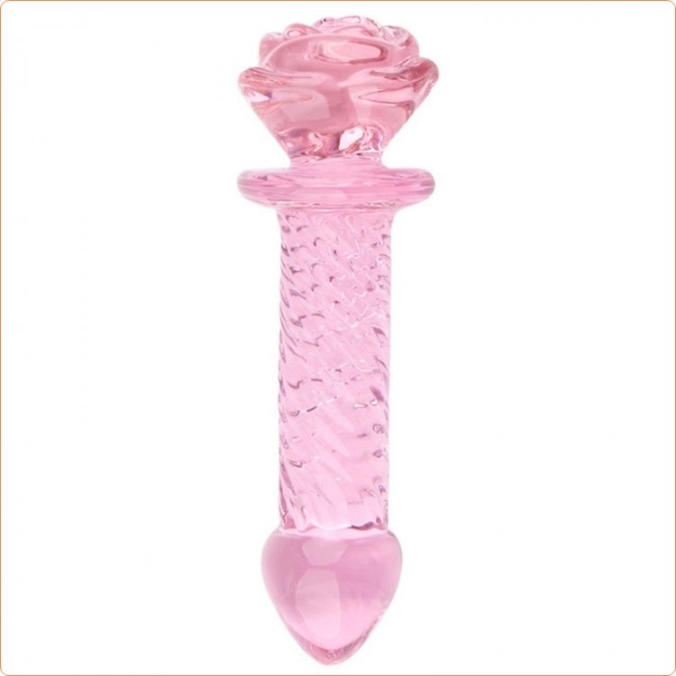 The Flower Twist Glass Dildo - Sexy Bee UK