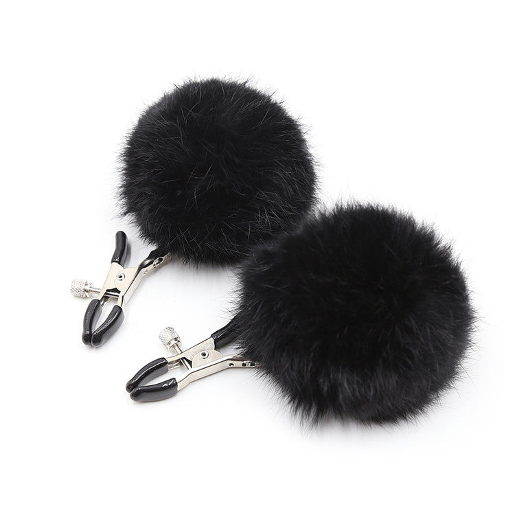 'Pom Pom' Nipple Clamps - Sexy Bee UK