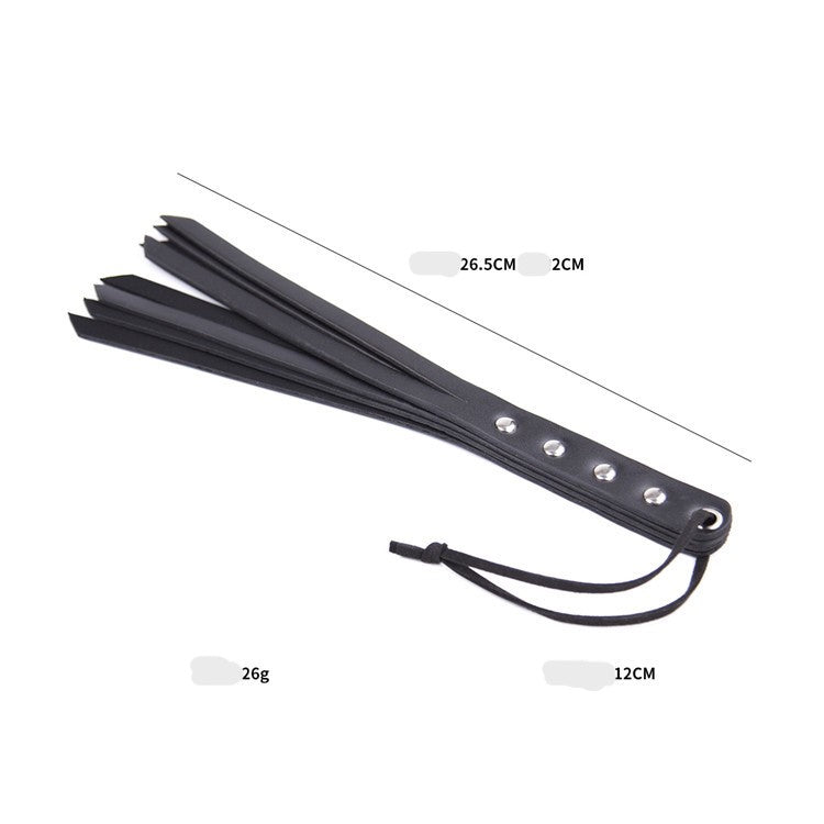 Faux Leather Spanking Paddle with Rivet Detail - Sexy Bee UK