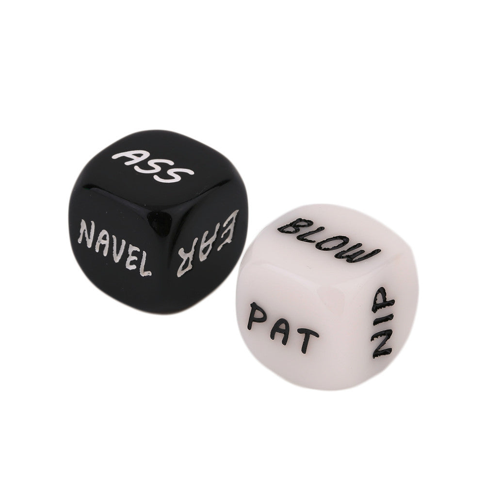 Black and White Sexual Position Dice Set - Sexy Bee UK