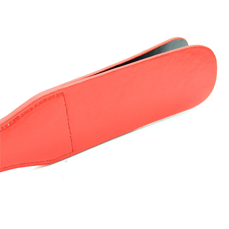 Faux Leather Triple Heart Imprint Paddle - Sexy Bee UK