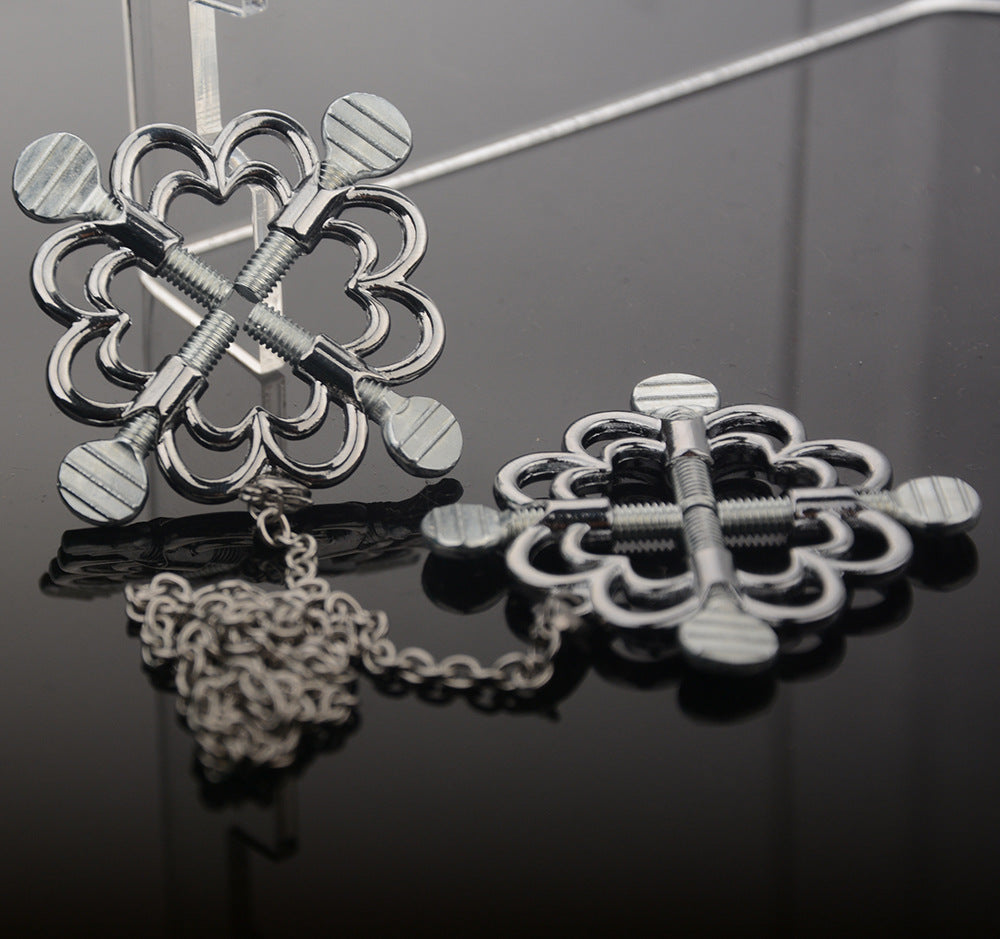 Flower Shaped Screw Tightening Vice Nipple Clamps - Sexy Bee UK