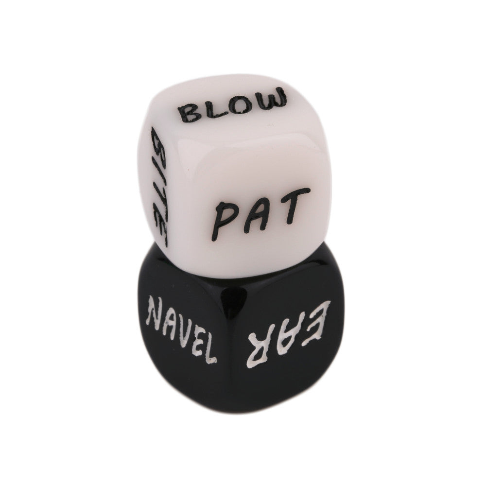 Black and White Sexual Position Dice Set - Sexy Bee UK