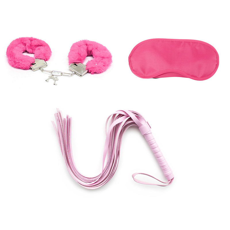 Kinky Pink Three Piece Bondage Kit - Sexy Bee UK