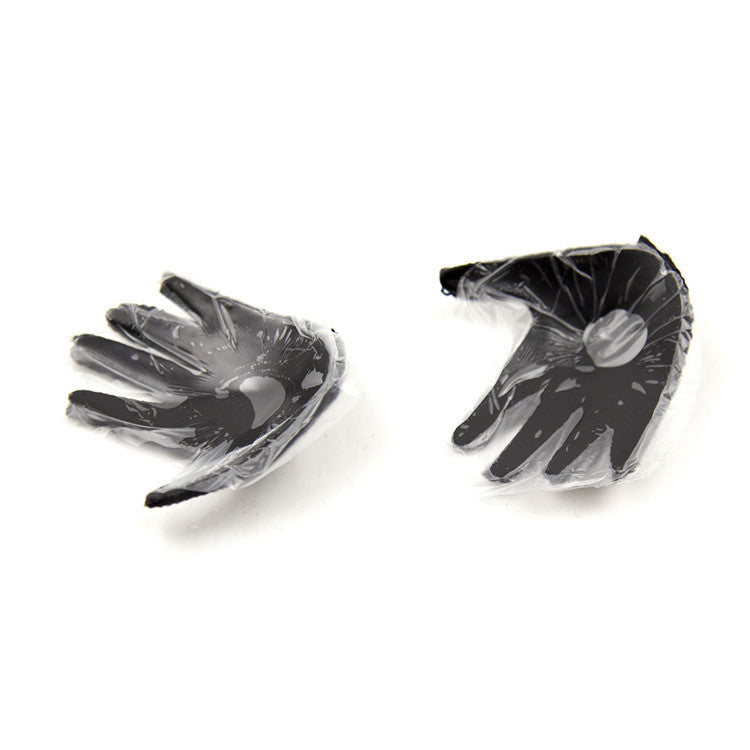 Cheeky Black Sequin Hand Shaped Nipple Pasties - Sexy Bee UK