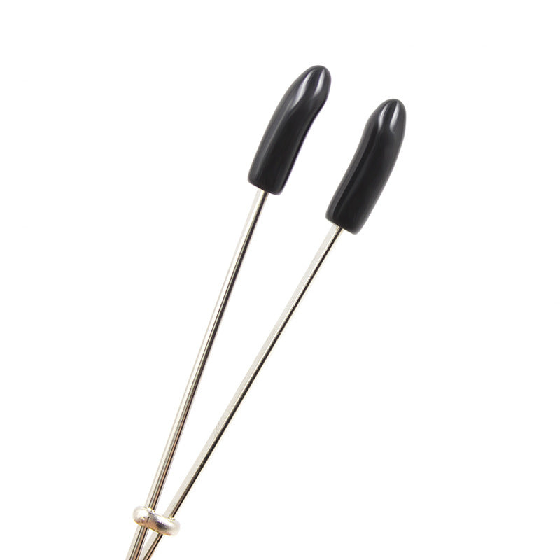 Adjustable Stainless Steel Chained Nipple Grips - Sexy Bee UK