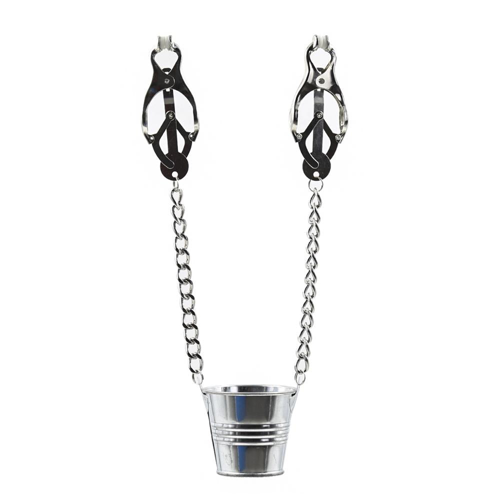 Nipple Clamps with Bucket Style Weight Holder - Sexy Bee UK