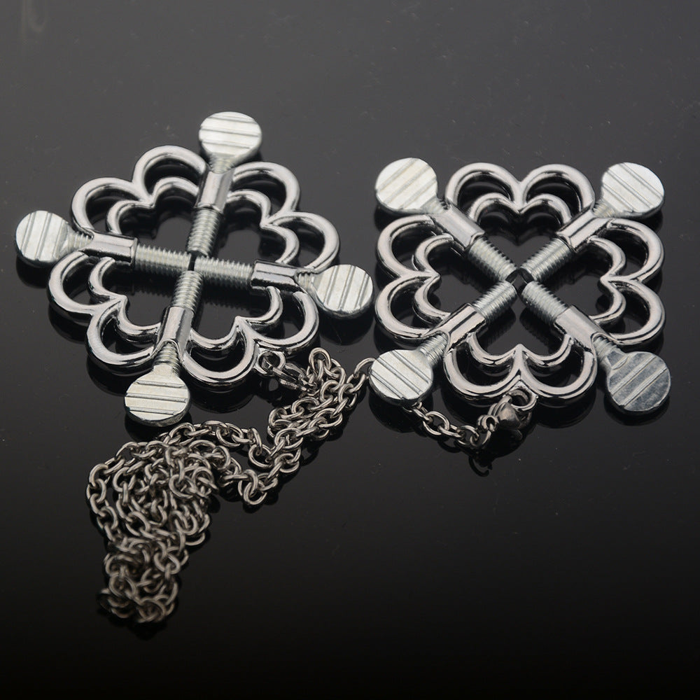 Flower Shaped Screw Tightening Vice Nipple Clamps - Sexy Bee UK