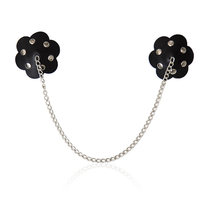 Cottelli Flower-Shaped Nipple Pasties with a Connecting Chain - Sexy Bee UK