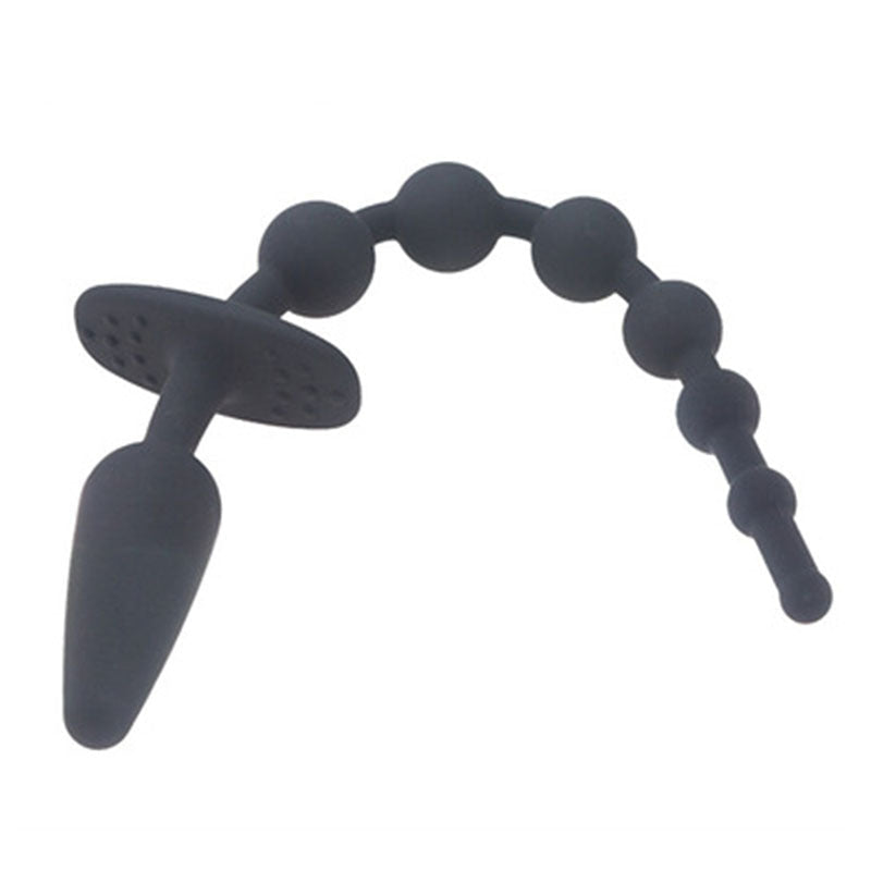 Double Trouble Butt Plug and Beads - Sexy Bee UK