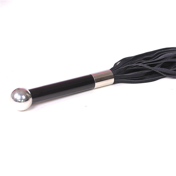 Stainless Steel Ball Faux Leather Flogger - Sexy Bee UK