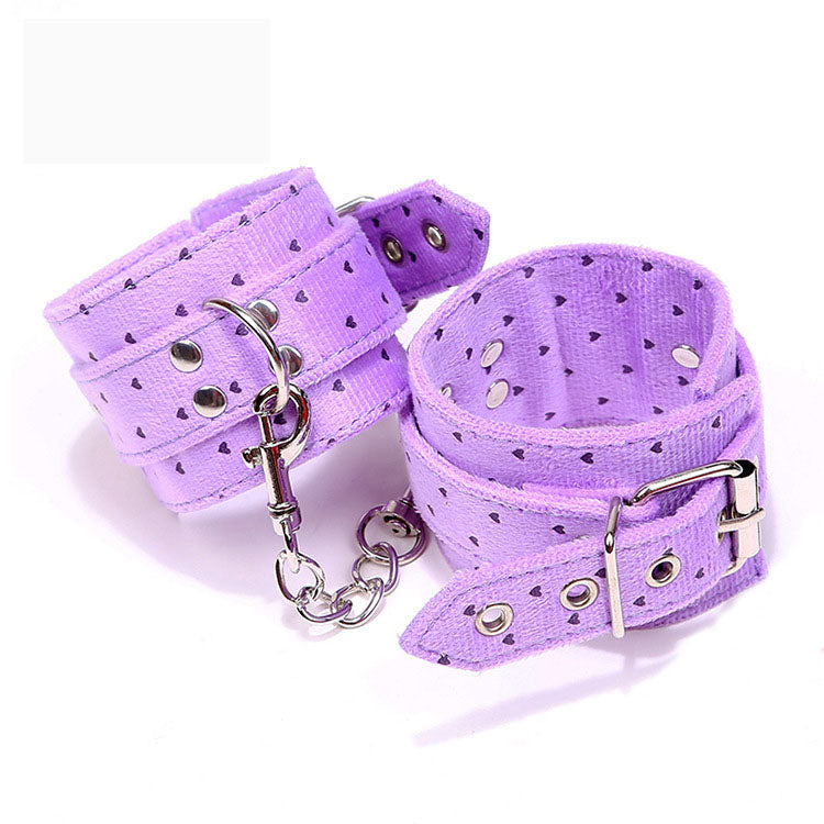 Purple Heart Handcuffs - Sexy Bee UK