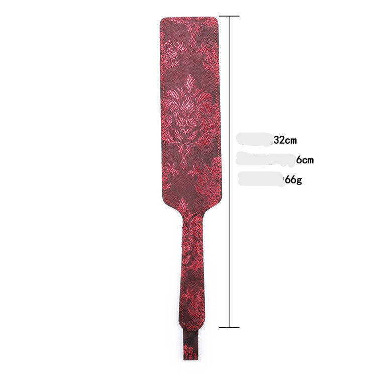 Scarlet Brocade Style Spanking Paddle - Sexy Bee UK