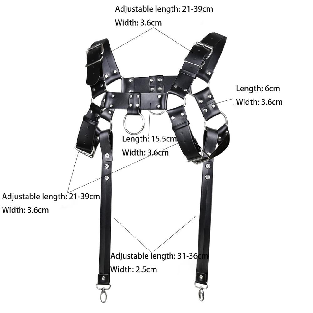 Men's Kinky Harness - Sexy Bee UK