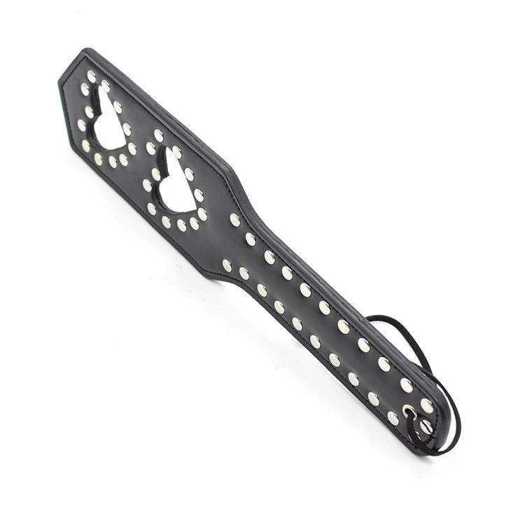 Studded Heart Spanking Paddle - Sexy Bee UK