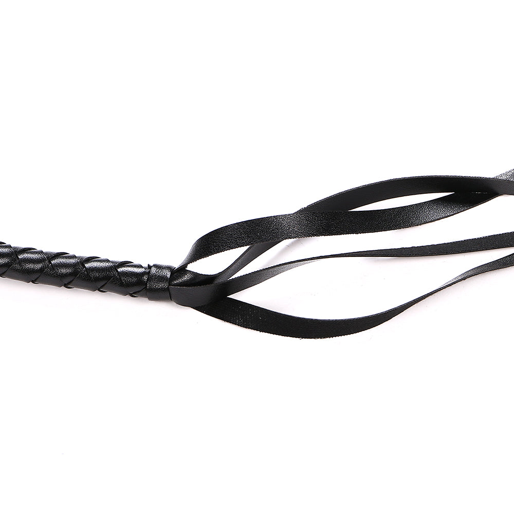 The' Indiana Jones' Black Faux Leather Whip - Sexy Bee UK
