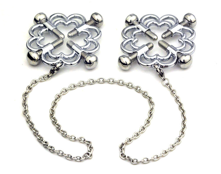 Flower Shaped Screw Tightening Vice Nipple Clamps - Sexy Bee UK