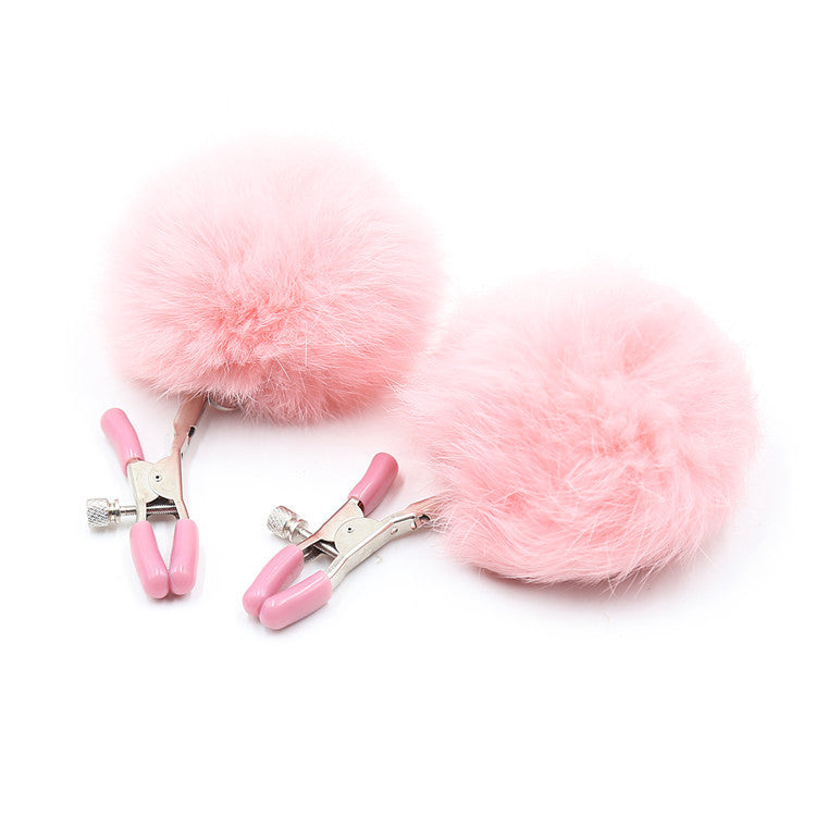 'Pom Pom' Nipple Clamps - Sexy Bee UK