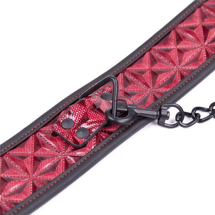 Aztec Bondage Collar and Lead - Sexy Bee UK