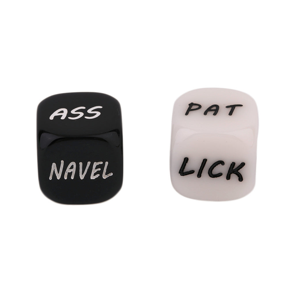 Black and White Sexual Position Dice Set - Sexy Bee UK