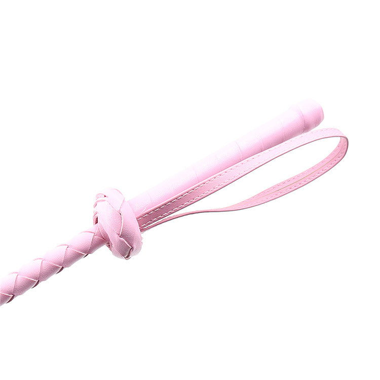 'The Rider' Pink Faux Leather Bondage Crop - Sexy Bee UK