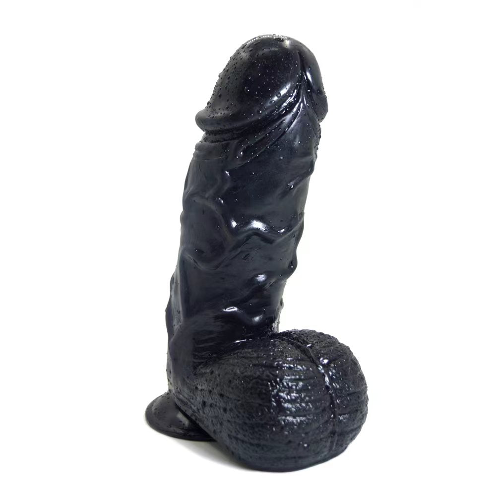 Bruno - Monster, Black Silicone Dildo with Strong Suction Base - Sexy Bee UK