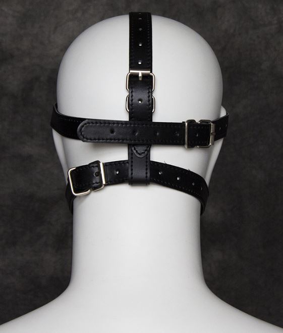 Blindfold and Vented Ball Gag Face Harness - Sexy Bee UK