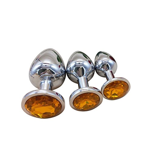 Jewelled Butt Plugs (3 Piece) - Sexy Bee UK