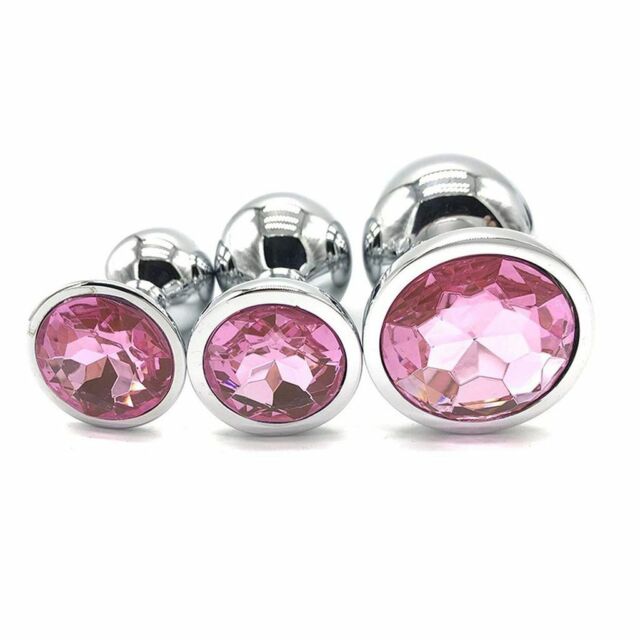 Jewelled Butt Plugs (3 Piece) - Sexy Bee UK
