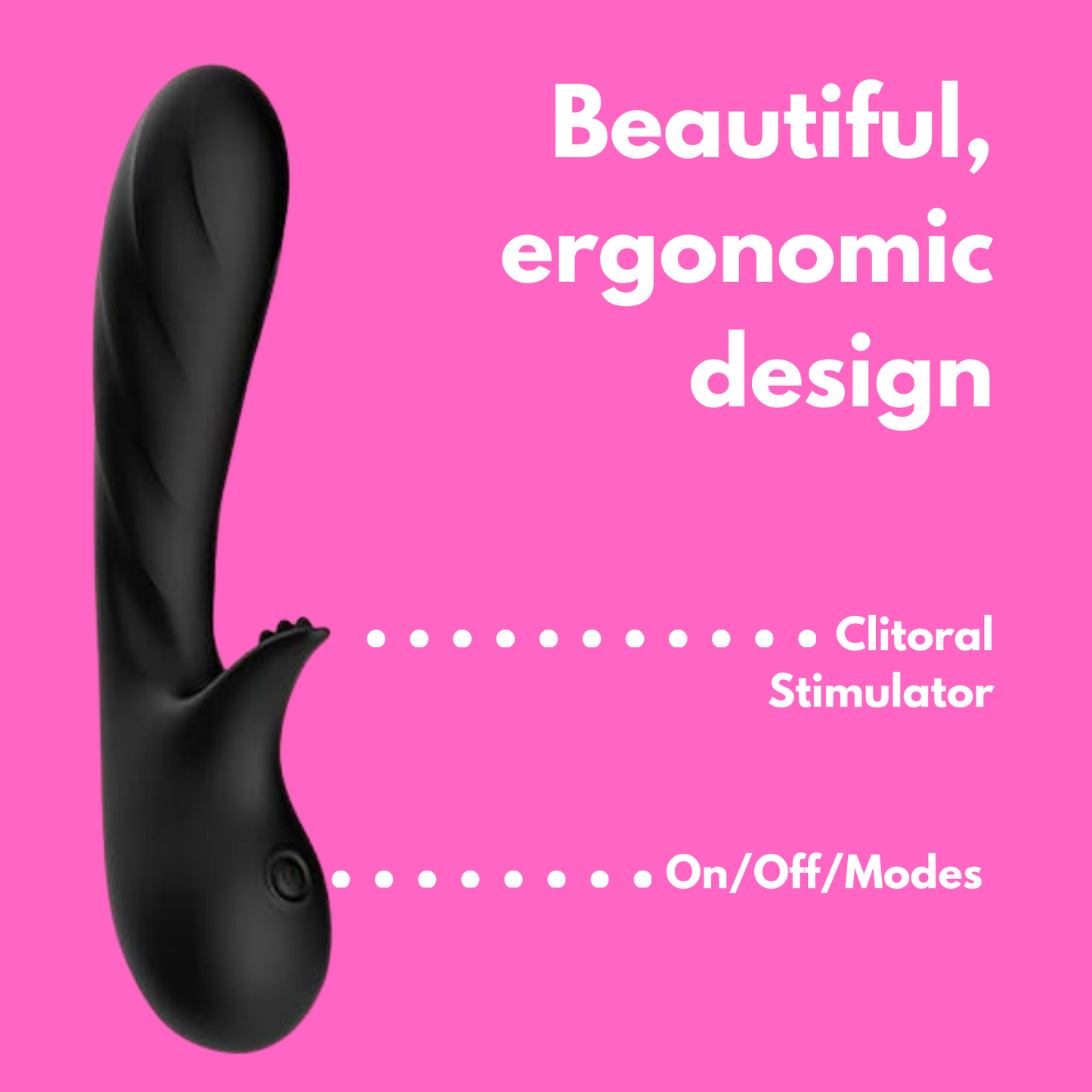 G-Spot and Clitoral Silicone Vibrator