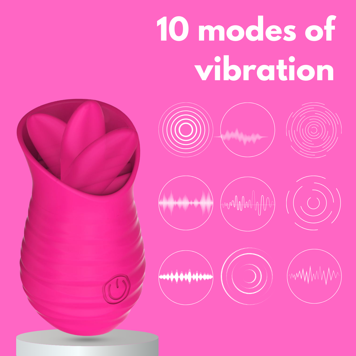 Vibrating Tongue Clitoral Vibrator