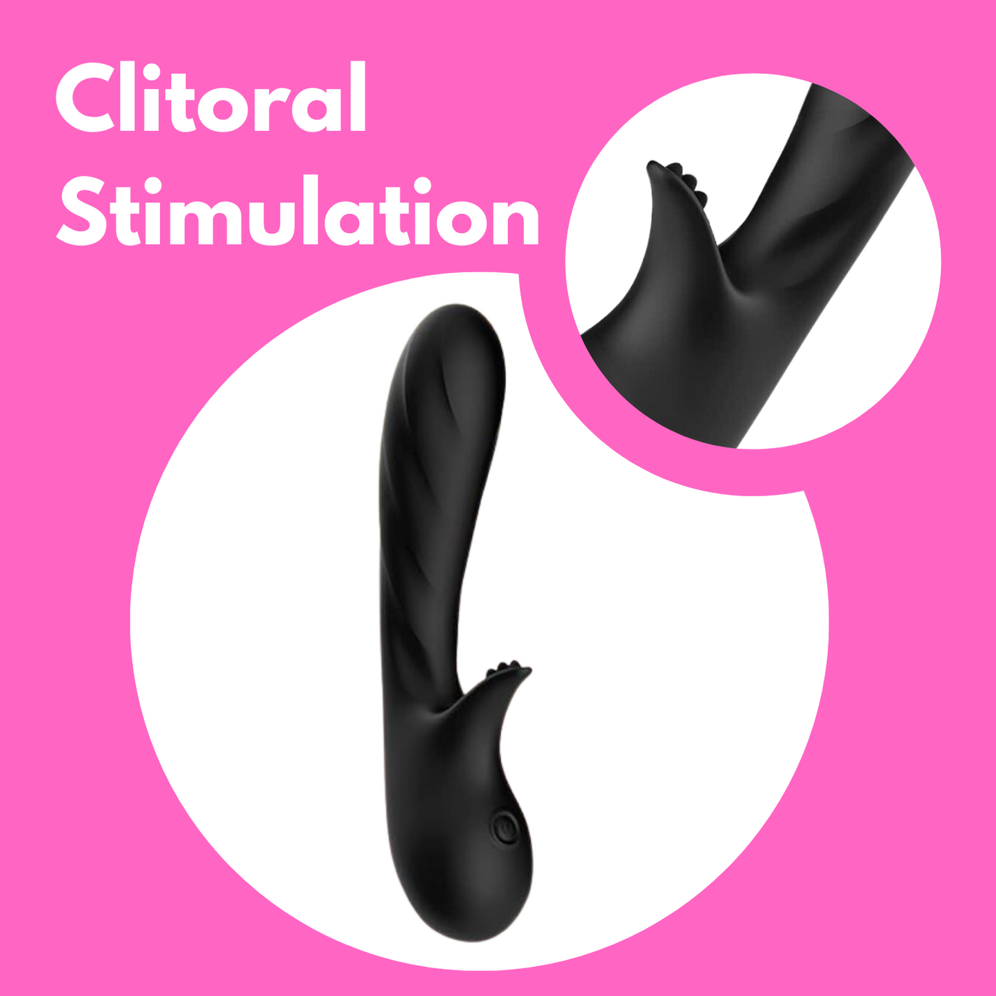 G-Spot and Clitoral Silicone Vibrator