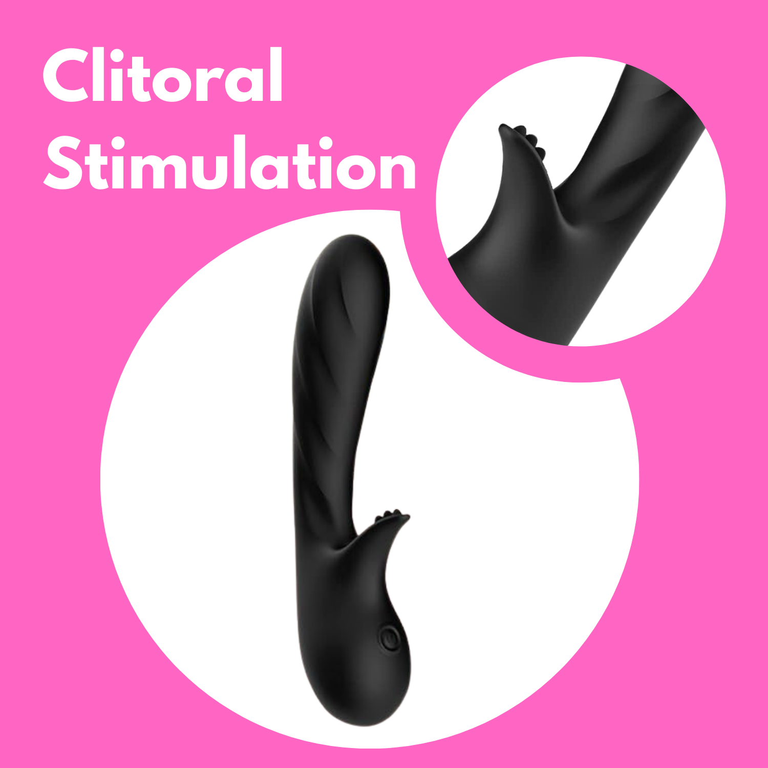 Silicone G-Spot and Clitoral Vibrator - Sexy Bee UK