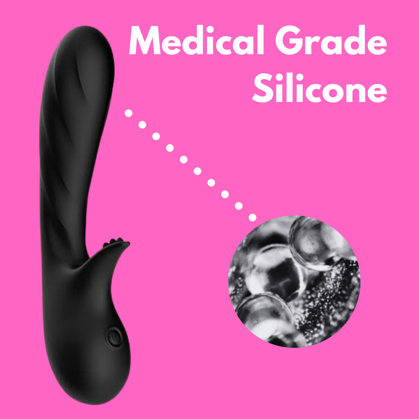 G-Spot and Clitoral Silicone Vibrator