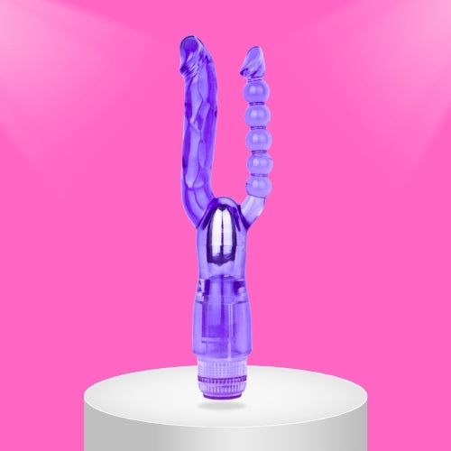 Opaque Double Penetration Vibrator