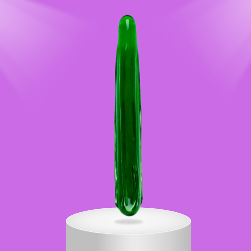 Glacier Glass Cucumber Dildo